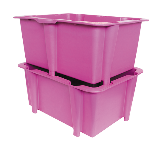 Household box (ribbed) 42 l - 3